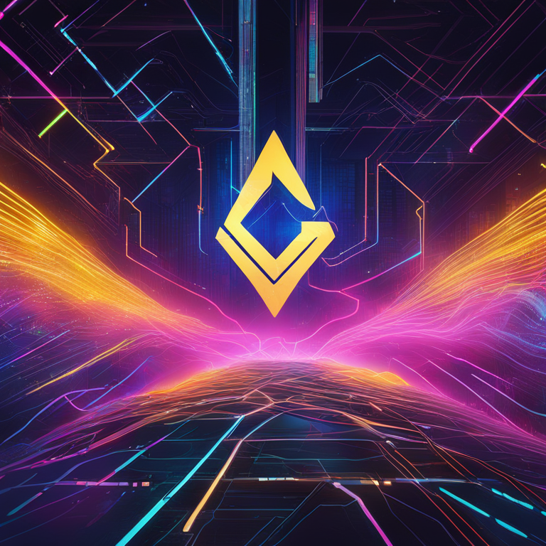 An electrifying digital mosaic of the Binance logo, interspersed with glowing USDC iconography and lightning-fast trade data streams, hand-drawn digital illustration, Artstation HQ vibes, an immersive neon dreamscape capturing the fervor of cryptocurrency trading, by artists inspired by Alex Andreev and Beeple, digital art, vibrant, dynamic color schemes, a future-facing finance scene