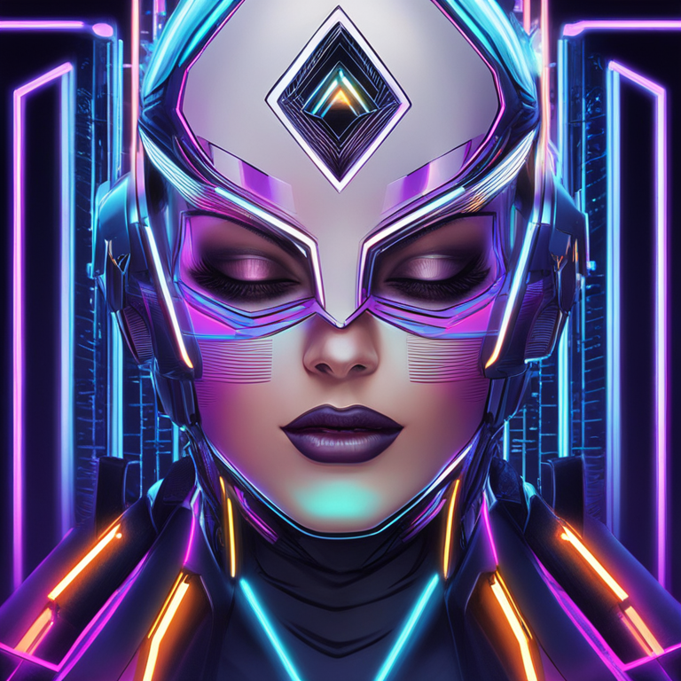 TRON's electrifying breakthrough captured in a digital illustration, featuring neon glow against the nocturnal canvas, symbolizing its ascend above the $0.124 resistance, art by future-centric digital artists, trending on Artstation, hand-drawn digital illustration, Artstation HQ, digital art