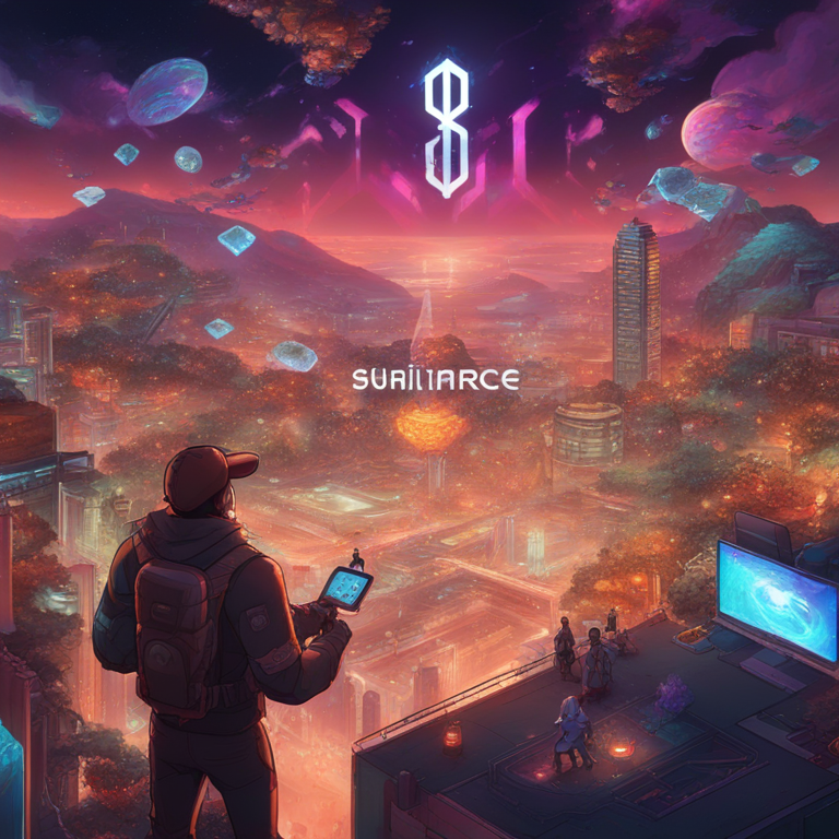 A vibrant, animated sequence capturing the essence of the Sui Network’s commitment to transparency, showcasing digital tokens under a magnifying glass, third-party custodians safeguarding a diverse ecosystem, and a thriving community of developers illuminated under the spotlight of innovation, art by visionary artists in the style of Artstation HQ, digital masterpiece trending in crypto art galleries.