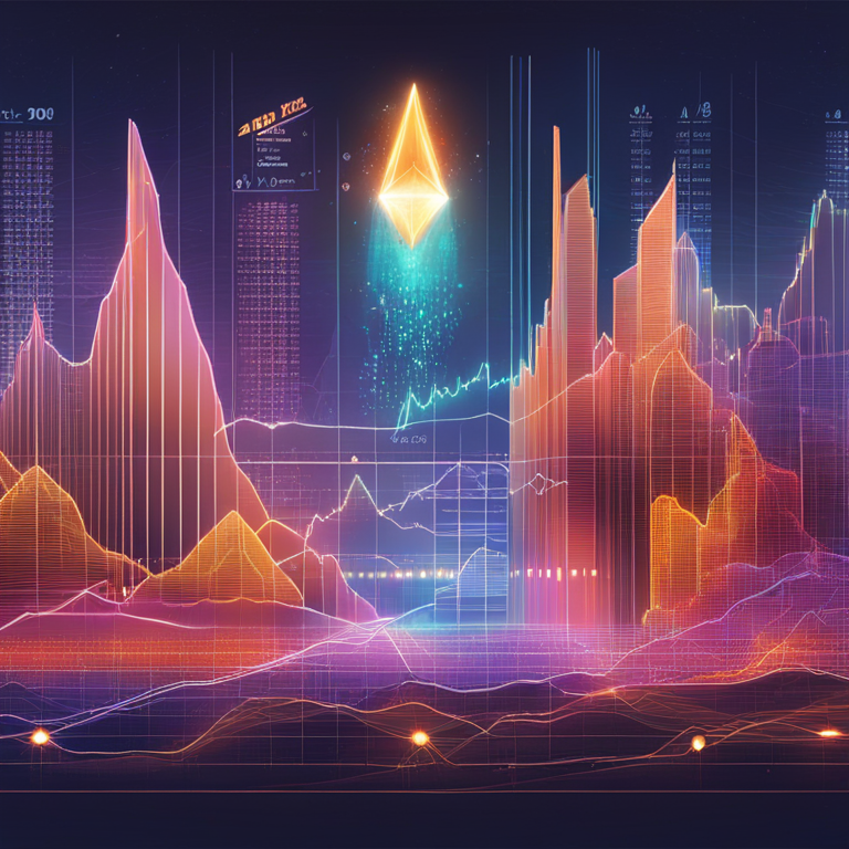 In-depth analytical graphs and vibrant histograms showcasing Sui's skyrocketing transaction numbers against Ethereum and Solana, a visual interpretation of disruptive potential in the blockchain universe, hand-drawn digital illustration, Artstation HQ, digital art