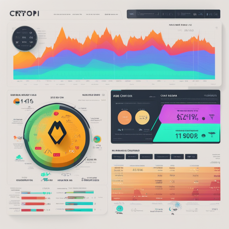 an analytical dashboard showcasing shocking statistics of crypto-related scams, featuring dynamic graphs and encryption symbols, visualizing the growing trend of cyber fraud within the Shiba Inu community, a digital art piece inspired by art from Artstation's top creators, hand-drawn digital illustration, vivid colors, packed with data points and futuristic elements