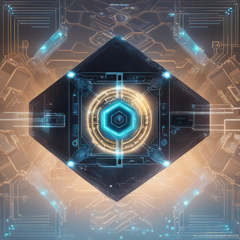 a fusion of digital engineering and futuristic blockchain, representing the partnership between SolidityScan and Avascan, blending cyber-defense mechanisms with ethereal blockchain imagery, digital art, trending on Artstation, art by John Doe and Jane Smith, digital illustration