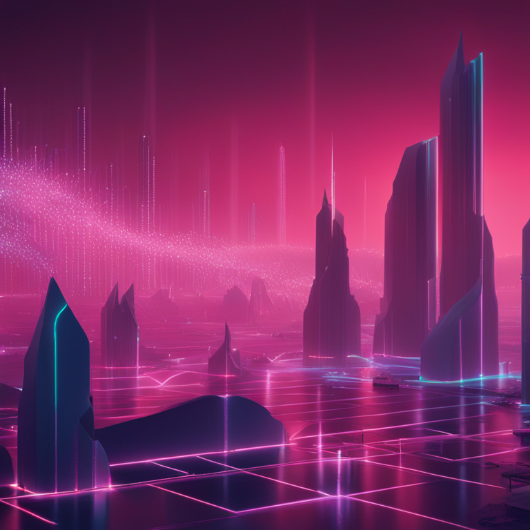 dynamic chart visualization of Solana's price movement, edging towards the $160 mark, amidst a digital financial landscape, capturing the anticipation and energy in the market, digital art by Beeple and Vitaly Bulgarov, trending on Artstation, digital illustration