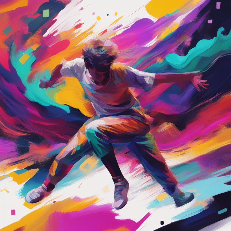 A mesmerizing digital canvas brought to life, showcasing the unique narrative of NFT art, with strokes of vivid colors and innovative elements. Illustrated in a style that marries abstract expressionism with digital finesse, this image is a dance of pixels and tradition, seamlessly blending the past with the present, and possibly the future, of art as envisioned by visionary creators on platforms like Artstation, pushing the boundaries of what digital art means.