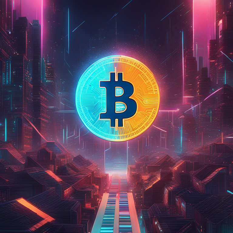 A dazzling representation of Bitcoin's resilience and Ethereum's innovative edge against a backdrop of pixelated altcoins, drawing inspiration from the pulsating heart of the crypto revolution, framed in the digital artistry echoing Beeple and Khyzyl Saleem, hand-drawn digital illustration, trending on Artstation, vivid colors, dynamic composition