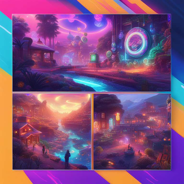 a captivating visual synthesis of Solana's rally potential juxtaposed with the whimsical charm of memecoins, portrayed through vibrant neon-lit digital landscapes, encapsulating the hopeful ascent of these digital currencies against a backdrop of a digitalized financial realm, art by leading digital visionary artists, trending masterpiece on ArtStation, hand-drawn digital illustration, Artstation HQ, digital art