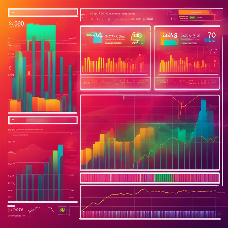 Artistic representation of the Producer Price Index data, digital illustration, Artstation HQ, vibrant colors, detailed graphics