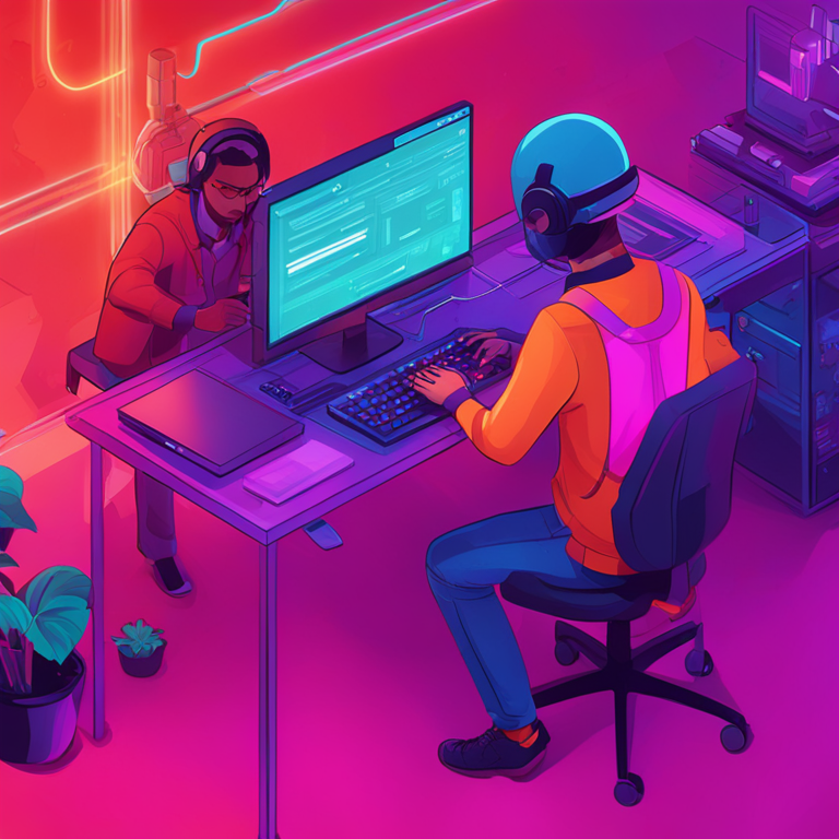 a sleek hand-drawn digital illustration of YouTube under cyber threat, featuring malware and scam tactics, Artstation HQ, bright and vibrant, modern digital art, cyber security theme