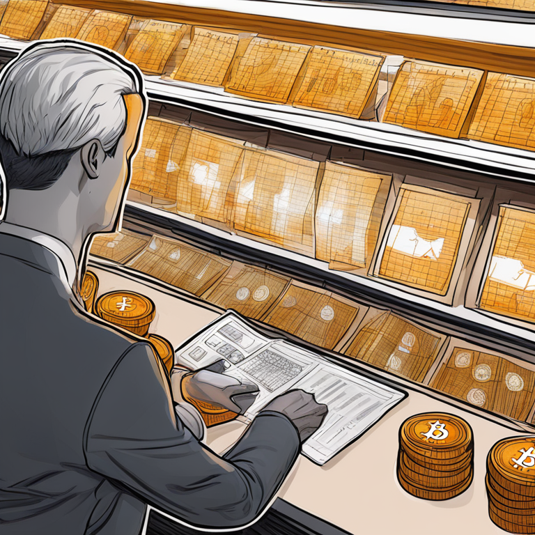 hand-drawn digital illustration of market predictions, Bitcoin charts alongside US inflation data, Artstation HQ, digital art, high detail, trending magazine style