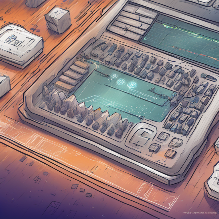 Detailed illustration showing Ethereum's price trends, hand-drawn digital illustration, Artstation HQ, digital art, financial analytics