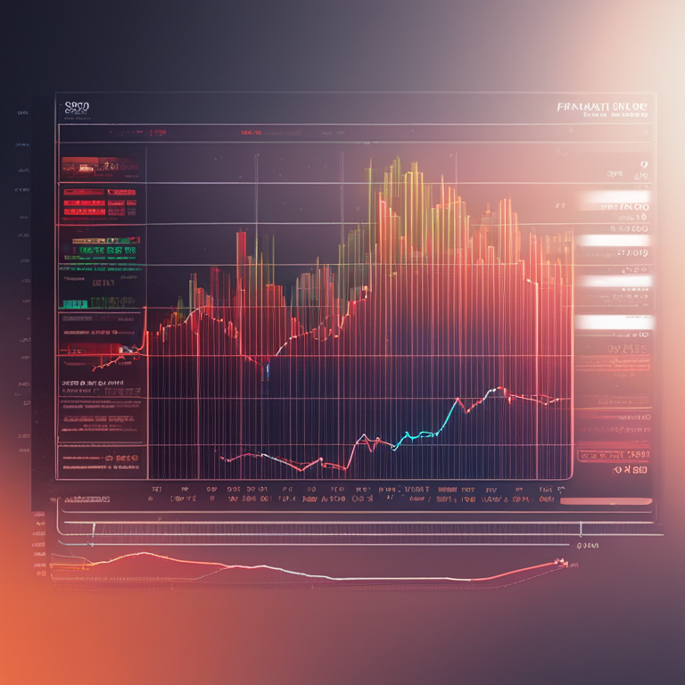 Intricate digital illustration of financial inflows chart, Artstation HQ, digital art