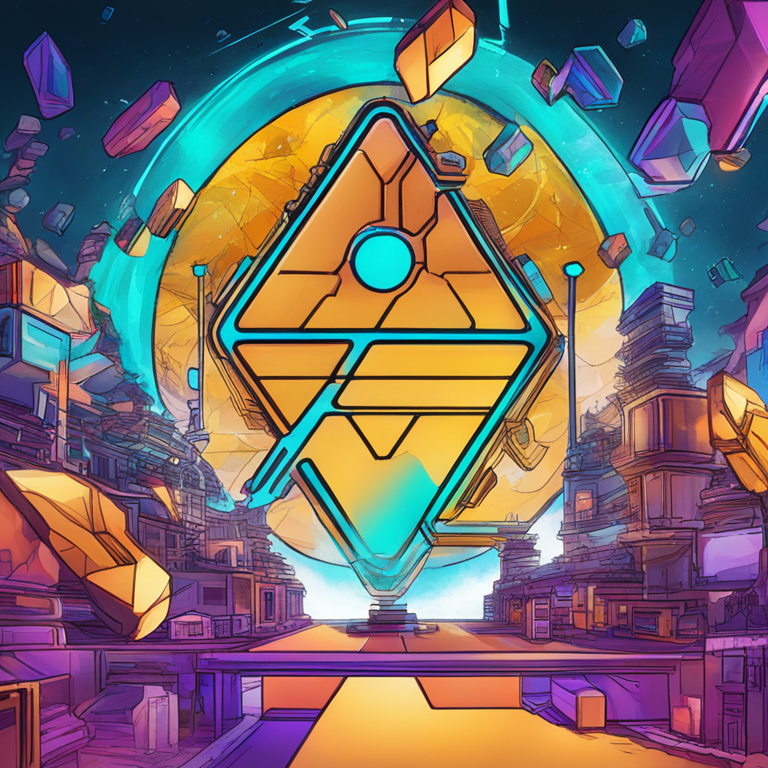 hand-drawn digital illustration of Paxos expanding with new tokens and blockchain platforms, Artstation HQ, digital art, futuristic, vibrant colors, financial theme, dynamic expansion