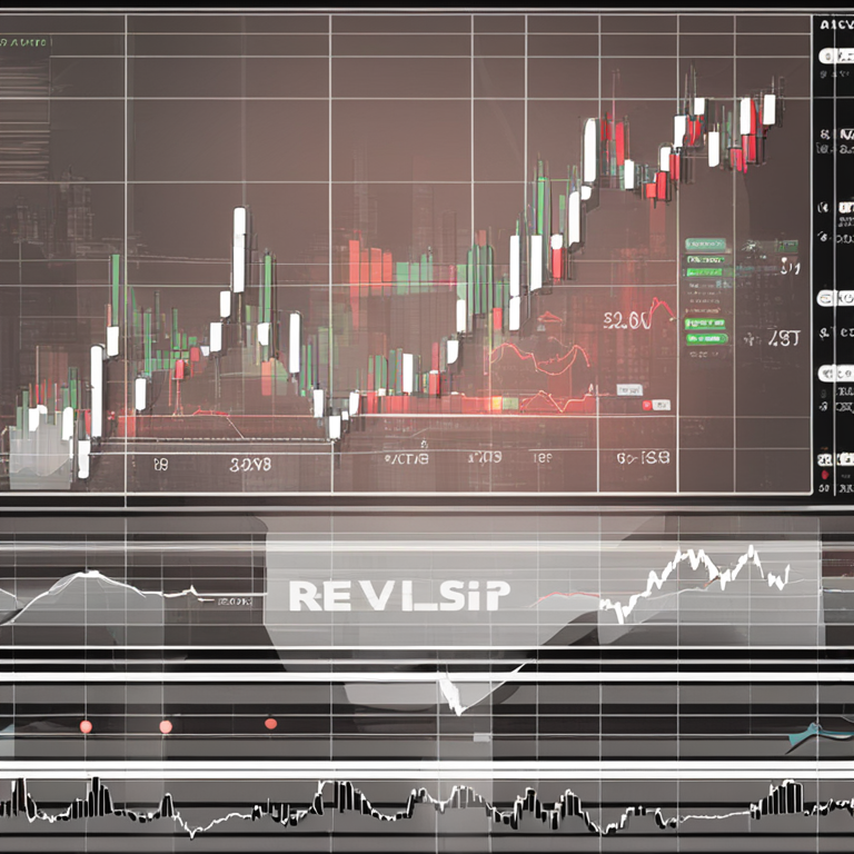 hand-drawn digital illustration, Artstation HQ, digital art, bearish market signals for Ripple (XRP) with financial graphs and indicators, trending on Artstation