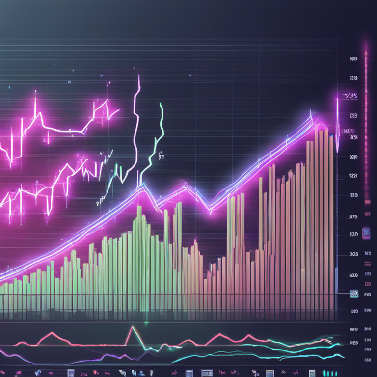 Intriguing graphical representation of XRP price trends and analysis, hand-drawn digital illustration, Artstation HQ, digital art