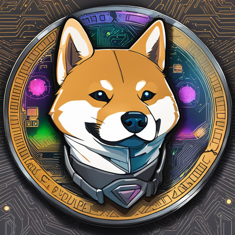 Shiba Inu (SHIB) Token Holder Swaps $23000 Into Mollars ICO, digital illustration, Artstation HQ, vibrant cryptocurrency transaction, hand-drawn, modern financial journey, detailed crypto wallet, high-tech exchange scenario, trending on Artstation