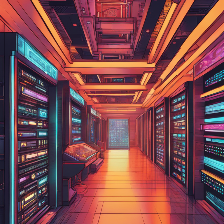 A sleek, hand-drawn digital illustration, Artstation HQ, showcasing a high-security digital vault, blending blockchain motifs and futuristic architecture, vibrant and detailed, digital art style