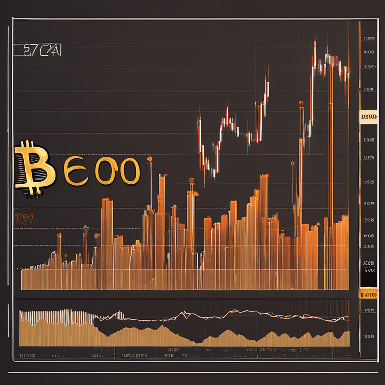 A hand-drawn digital illustration of Bitcoin price charts, predicting sharp vertical rise, Artstation HQ, digital art, trending on Artstation