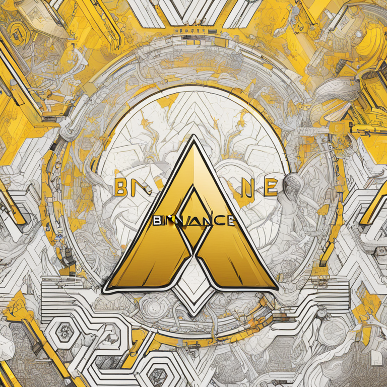 a detailed digital illustration of Binance announcements board, reflecting changes and updates with abstract patterns, high quality, Artstation HQ, digital art, hand-drawn style, emphasizing important exchange updates