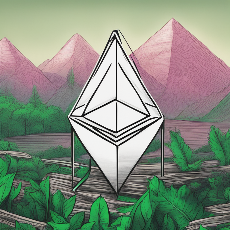 Ethereum Classic launches Classic USD stablecoin, hand-drawn digital illustration, Artstation HQ, digital art