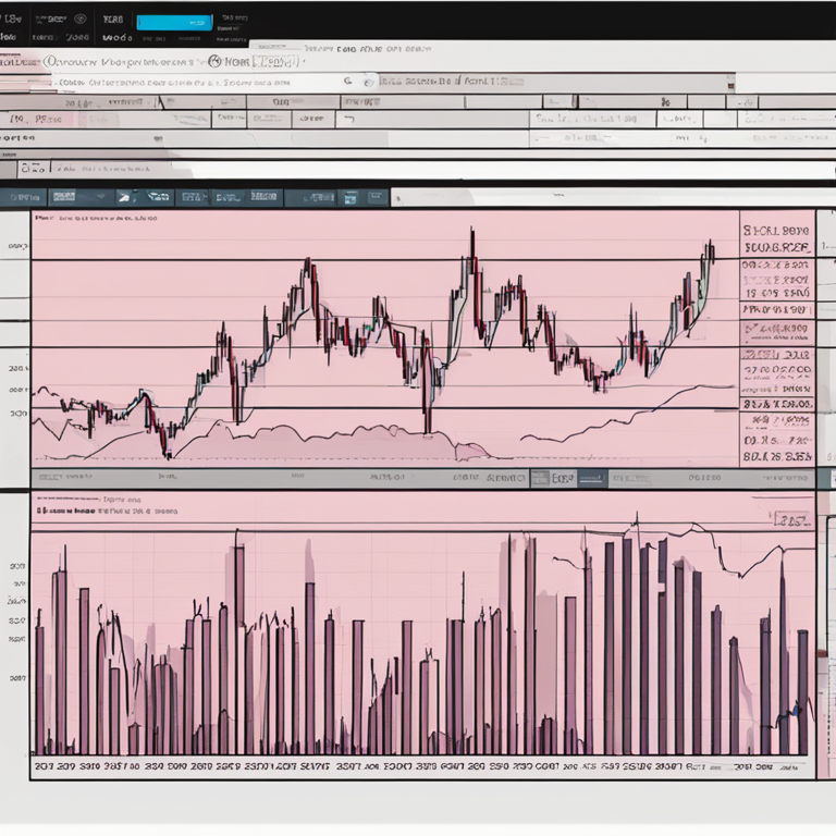 digital chart showing futures open interest rising, hand-drawn digital illustration, Artstation HQ, digital art