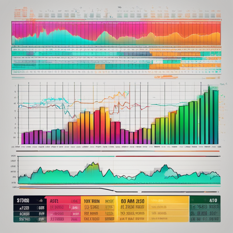 Hand-drawn digital illustration of a graph showing the rise and fall of cryptocurrency hack incidents over months in 2024, with vibrant colors and high detail, trending on Artstation, digital art