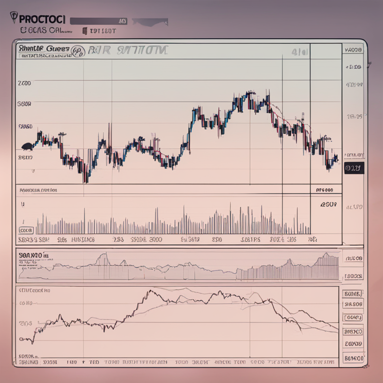 hand-drawn digital illustration of NEAR Protocol price chart showing bullish momentum on RSI, Artstation HQ, digital art