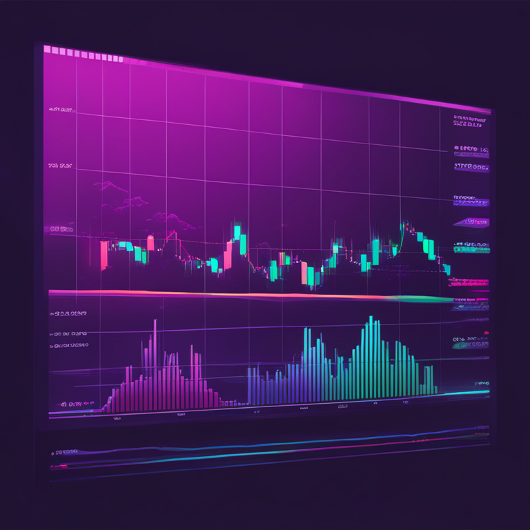 Hand-drawn digital illustration of NEAR Protocol price chart, vibrant and dynamic projection, Artstation HQ, digital art.