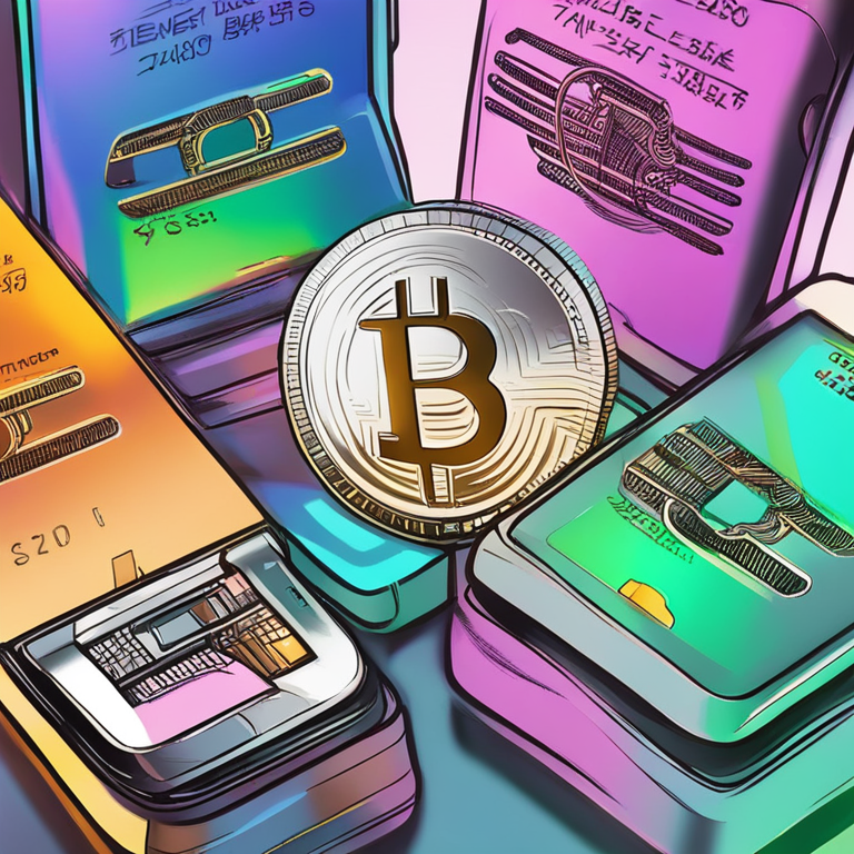 Mastercard and Standard Chartered Bank testing tokenized deposits, hand-drawn digital illustration, Artstation HQ, digital art