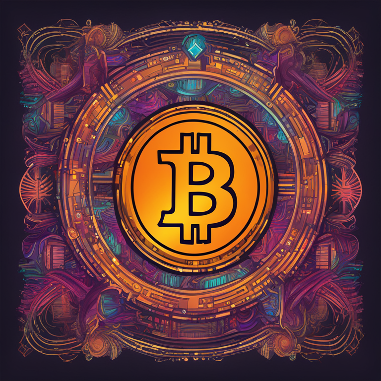 hand-drawn digital illustration, depicting Bitcoin ETFs with vibrant colors and detailed design, Artstation HQ, digital art