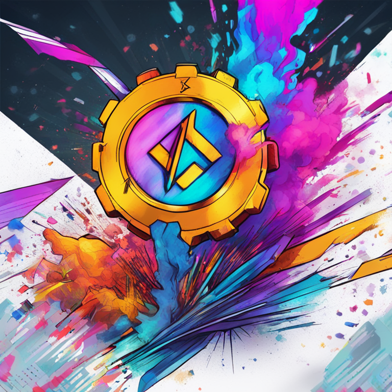 Exploding altcoin volumes on Binance, hand-drawn digital illustration, colorful graphs and charts, Artstation HQ, digital art, high-detail, modern and vibrant, conceptual, trending now, visual boost, comic elements