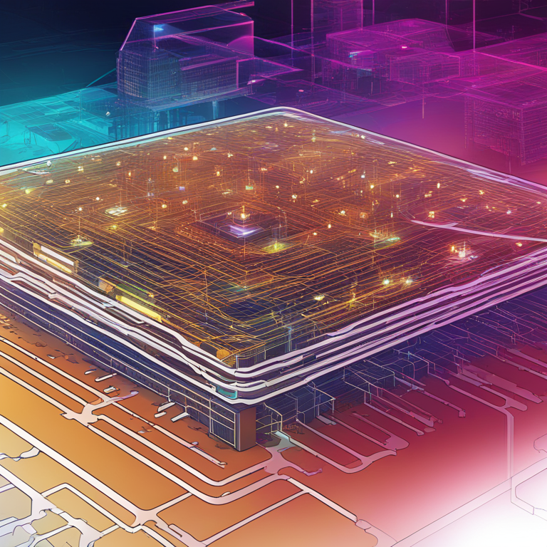 Layer Two solutions for Bitcoin network, hand-drawn digital illustration, Artstation HQ, digital art, conceptual blockchain layers, futuristic and sleek, vibrant colors, layered structure, trending on Artstation, enhancing network efficiency, innovative blockchain technology