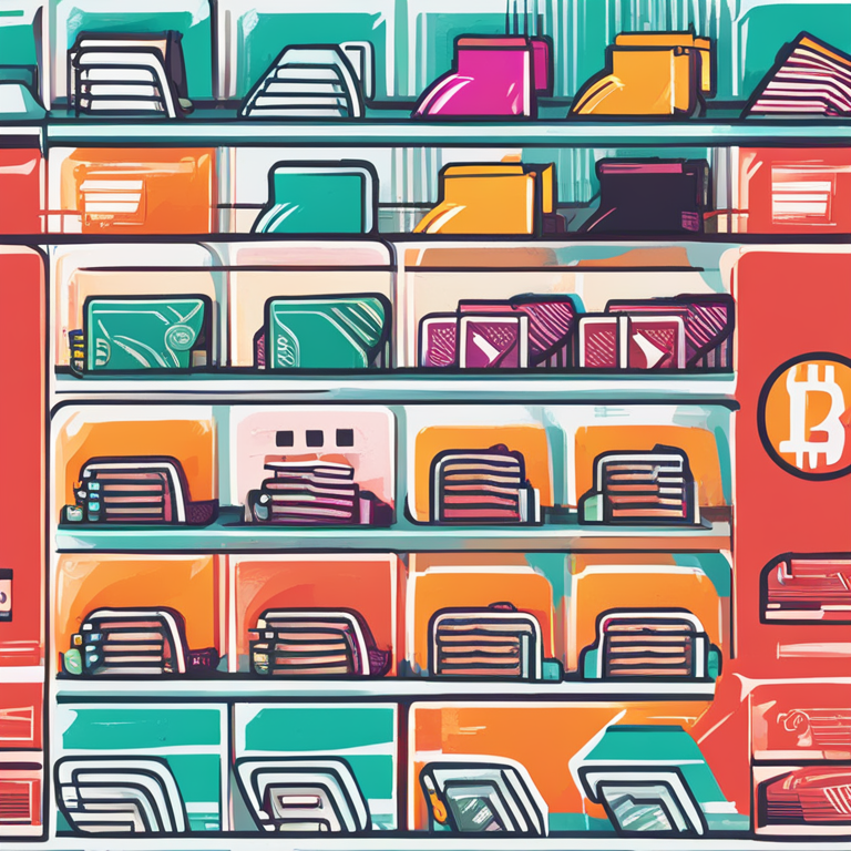 Hand-drawn digital illustration of digital wallets, PYUSD coins, Artstation HQ, vibrant digital art, futuristic vibe