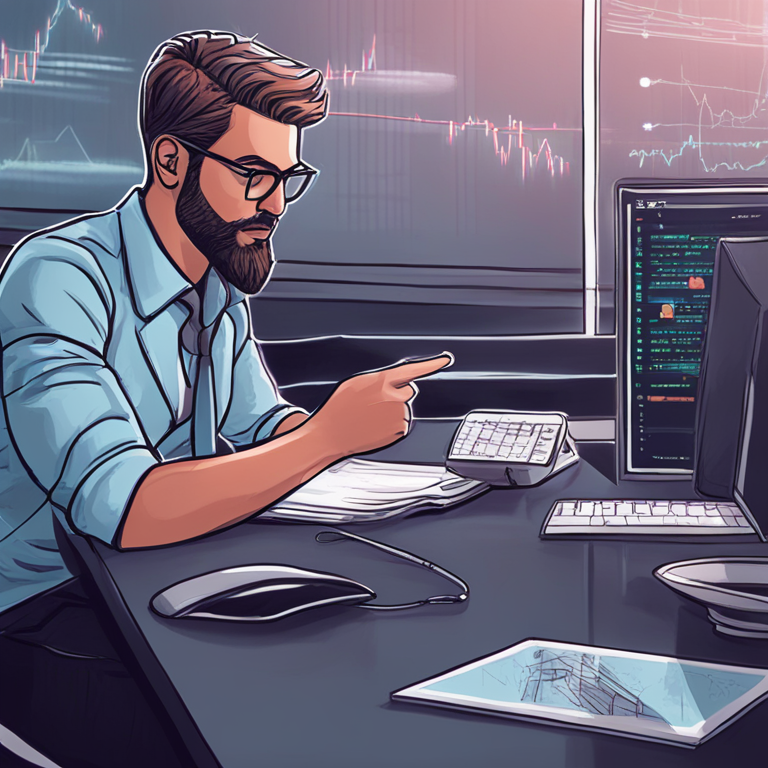 Hand-drawn digital illustration, Artstation HQ, digital art, vibrant depiction of Ethereum blockchain, speculative themes about ETF approvals, engaging and humorous style, high detail