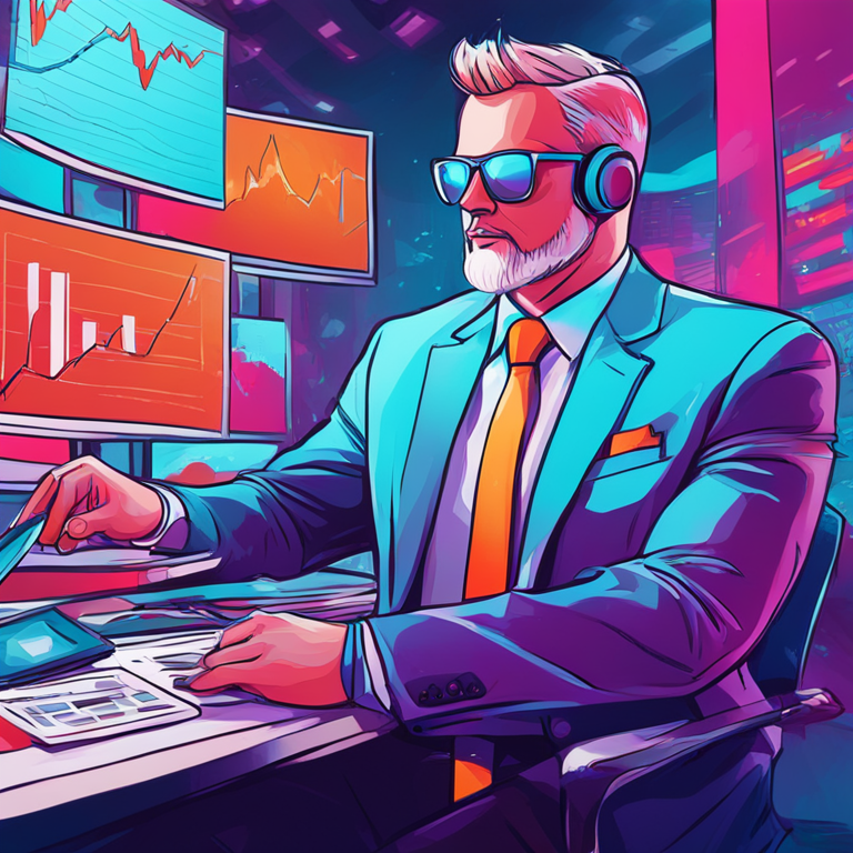 hand-drawn digital illustration, Artstation HQ, digital art, abstract concept of suitability test in investment, vibrant colors, detailed depiction of investor assessment, modern and trendy style, high-tech background elements