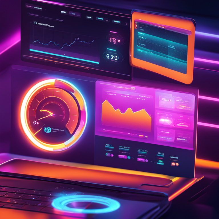 Artistic digital illustration of ShibaSwap platform interface, Artstation HQ, sleek and modern design, digital art, seamless user experience, high-tech dashboard, neon-themed elements