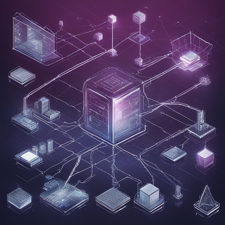 Visual representation of blockchain network expansion, hand-drawn digital illustration, Artstation HQ, digital art