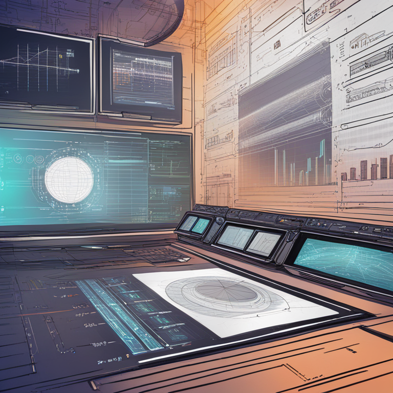 Hand-drawn digital illustration of data accuracy and digital charts, futuristic, Artstation HQ, digital art, precise timelines, cutting-edge technology, vibrant details