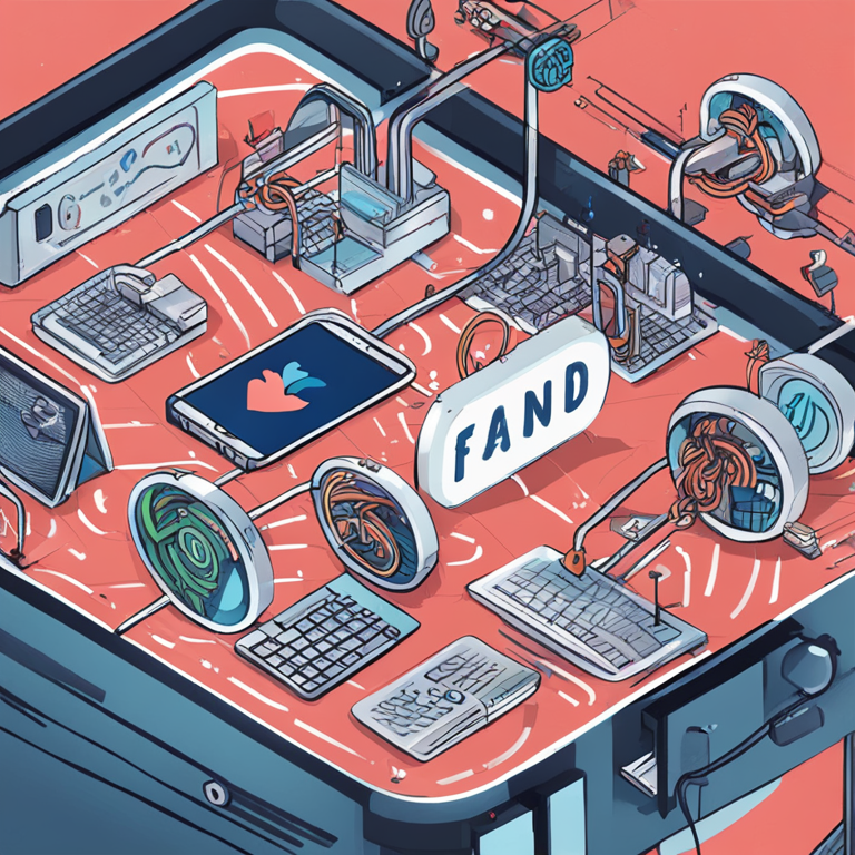 A hand-drawn digital illustration of social media platforms tangled with complex security measures, showcasing the role social media plays in fraud management, Artstation HQ, digital art, magazine style