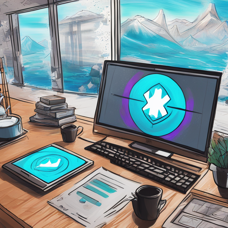 Mystery XRP transfer causing a rise in trading volume, hand-drawn digital illustration, Artstation HQ, digital art