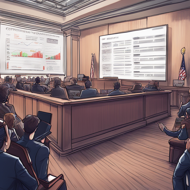 digital illustration of cryptocurrency regulations announcement, hand-drawn digital illustration, Artstation HQ, digital art