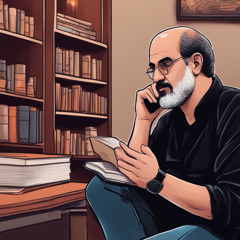 Bitcoin (BTC) Critic Nassim Taleb Teases His New Book