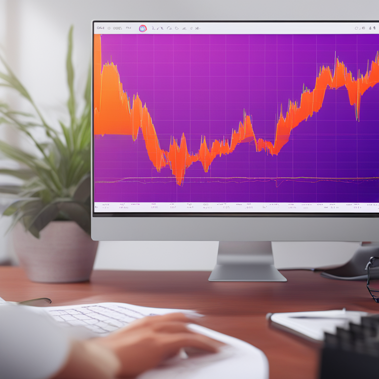 A dynamic digital illustration showing a focused four-hour chart with bullish movement in Ethereum’s price, hand-drawn digital illustration, Artstation HQ, digital art