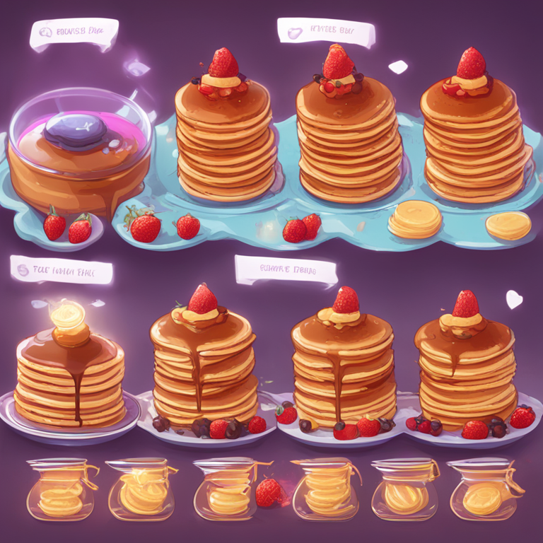 Step-by-step guide to claiming PancakeSwap refund, detailed and engaging, digital illustration, trending on Artstation, vibrant, playful digital art