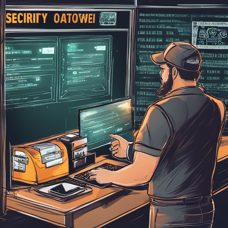 hand-drawn digital illustration of a security alert from PeckShield showing a phishing attack on a crypto wallet, Artstation HQ, digital art