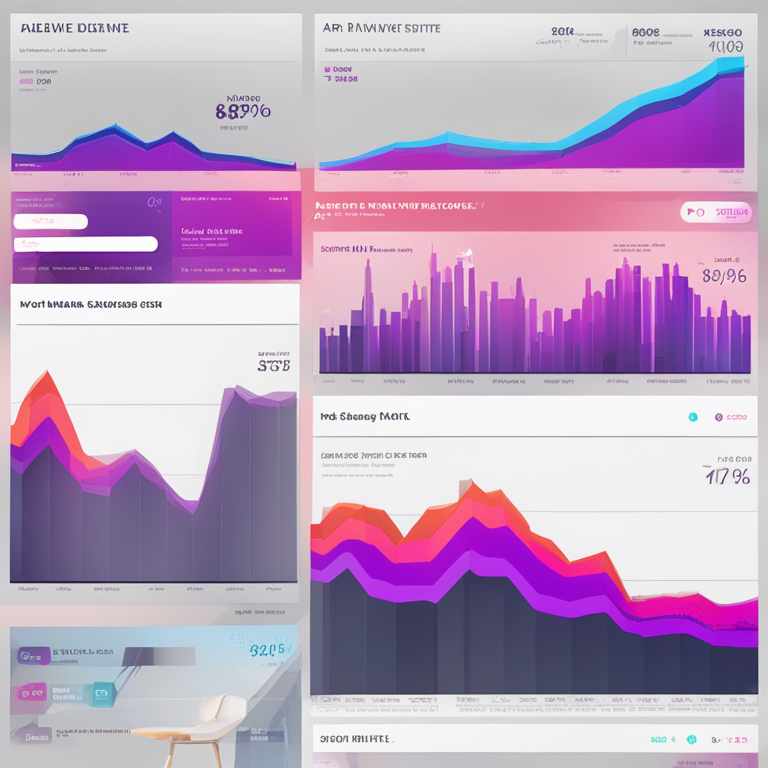 Visual data illustration showing bullish trends and market sentiment for Arweave (AR), digital art, trending magazine style, Artstation HQ