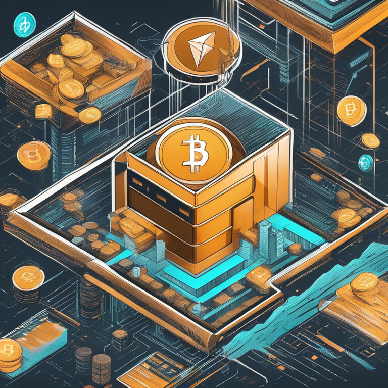 hand-drawn digital illustration showing a large, enthusiastic cryptocurrency community on Telegram, with contrasting crypto market trends, Artstation HQ, digital art