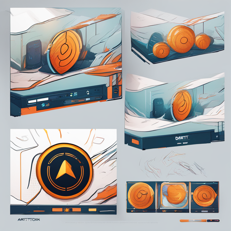 digital illustration of airdrop process for DRIFT token, vibrant and engaging, Artstation HQ style