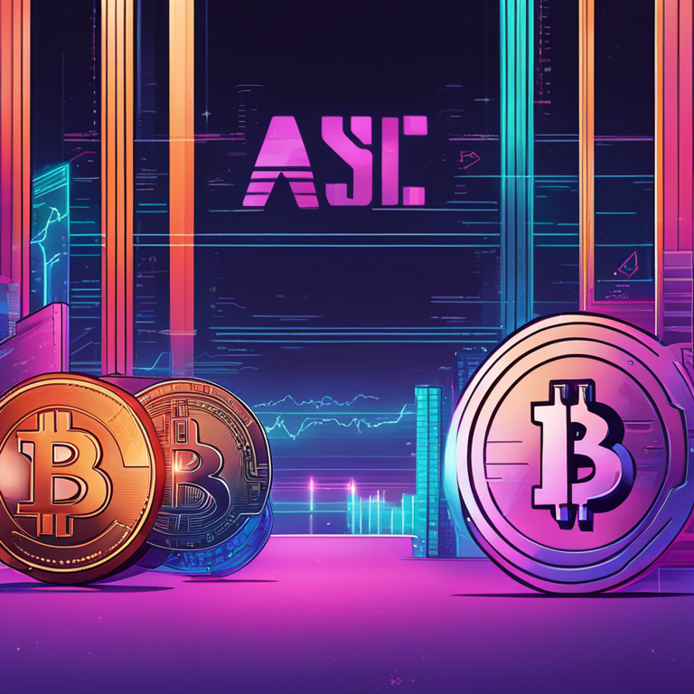 Visual representation of payment gateway and cryptocurrency, sleek design, hand-drawn digital illustration, Artstation HQ, vibrant colors